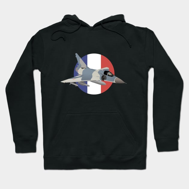 Mirage French Jet Fighter Hoodie by NorseTech